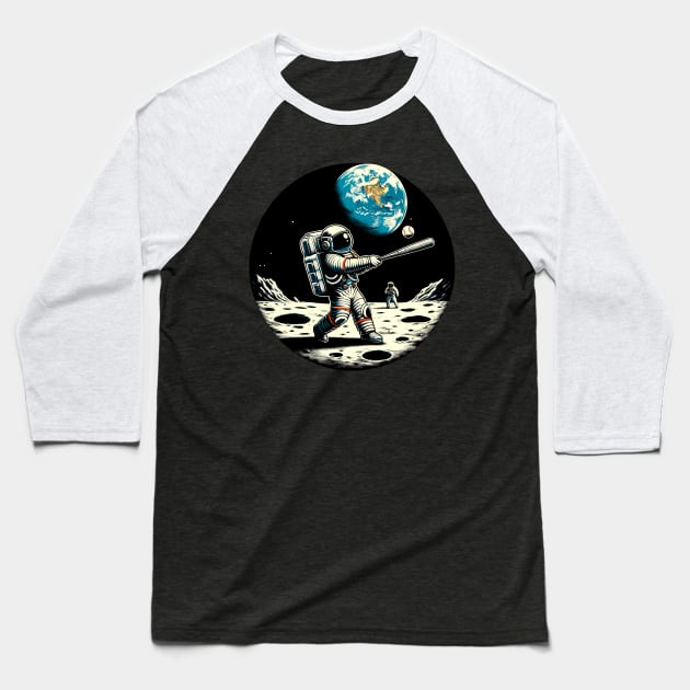 Baseball Novelty Astronaut Funny Baseball Baseball T-Shirt by KsuAnn